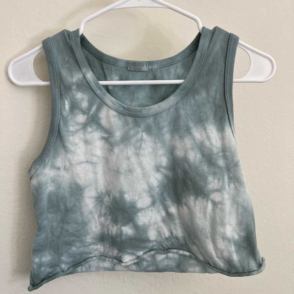 John Galt Tie Dye Crop Tank